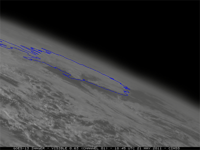 Erupción del volcán Grímsvötn Erupción del volcán Grímsvötn, HI-RESFuente: CIMSS Blog. Universidad de Wisconsin