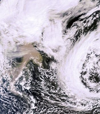 Nube de cenizas Nube de cenizas, HI-RESFuente: ESA