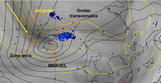 Los secretos íntimos de la borrasca Miguel