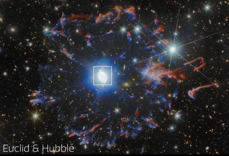 Los telescopios Hubble y Euclid revelan nuevos detalles de la Nebulosa Ojo de Gato