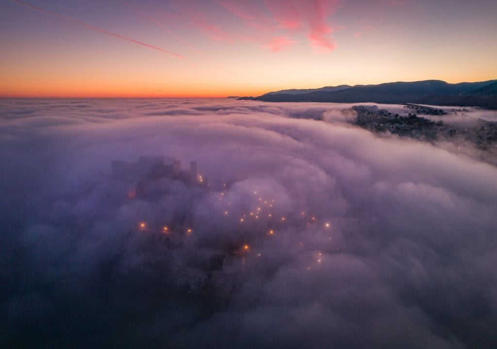 Peñíscola niebla de advección