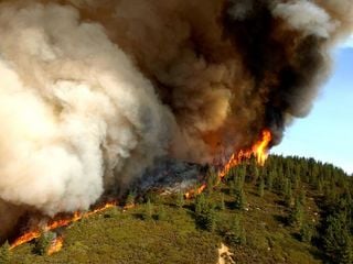 El viento del 'diablo' o Santa Ana en el incendio de California