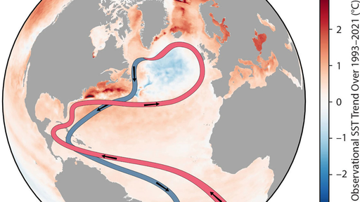 La gran actividad de los volcanes de la Edad de Hielo vinculado a antiguos cortes de corrientes del Atl&aacute;ntico, la AMOC