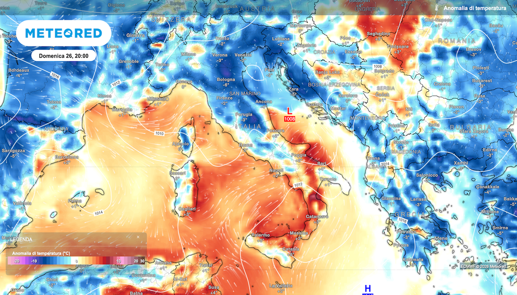 Ecco la bella rinfrescata attesa domenica, che si ripercuoterà anche nei primi giorni dell'ultima settimana di luglio. Da godere, visto che le prospettive per i primi di agosto sono molto calde.