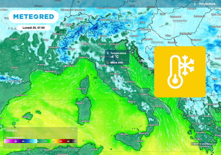 Luca Lombroso avvisa: rischio gelo nei prossimi giorni, sabato e domenica temperature fino a -4&ordm;C in queste citt&agrave;