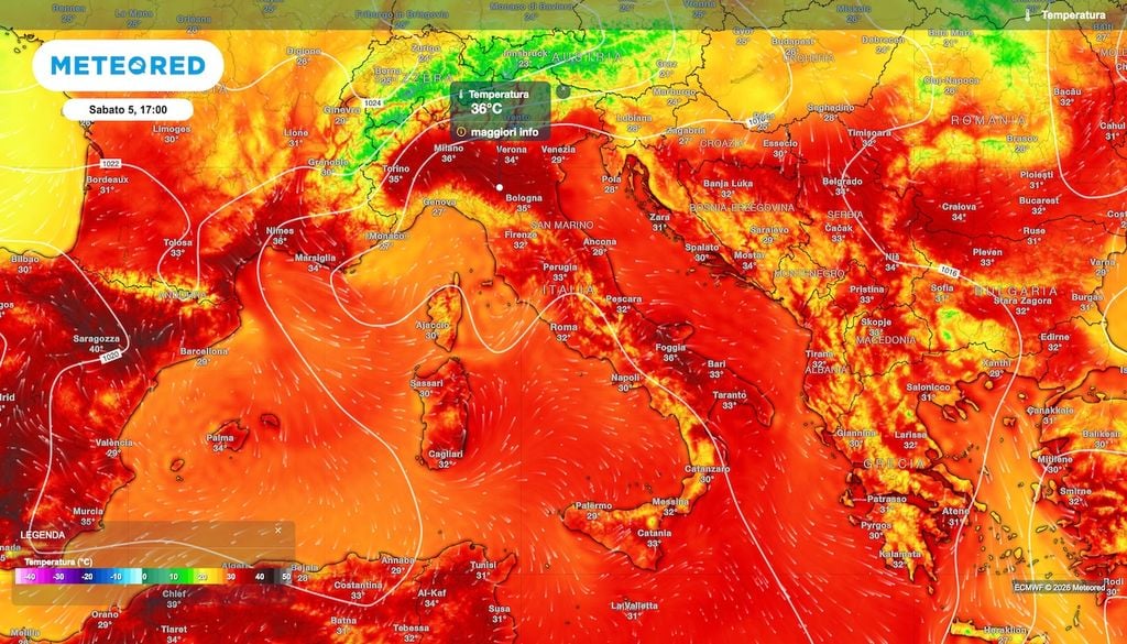 Ancora caldo intenso tardivo nel primo fine settimana di autunno meteorologico, con massime anche a 35-36°C