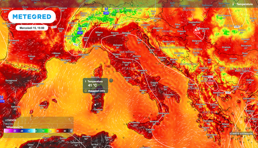 Luca Lombroso: oltre 40&deg;C al sud e quattro giorni a 38&deg;C al nord. Il calore estremo scatener&agrave; violenti temporali