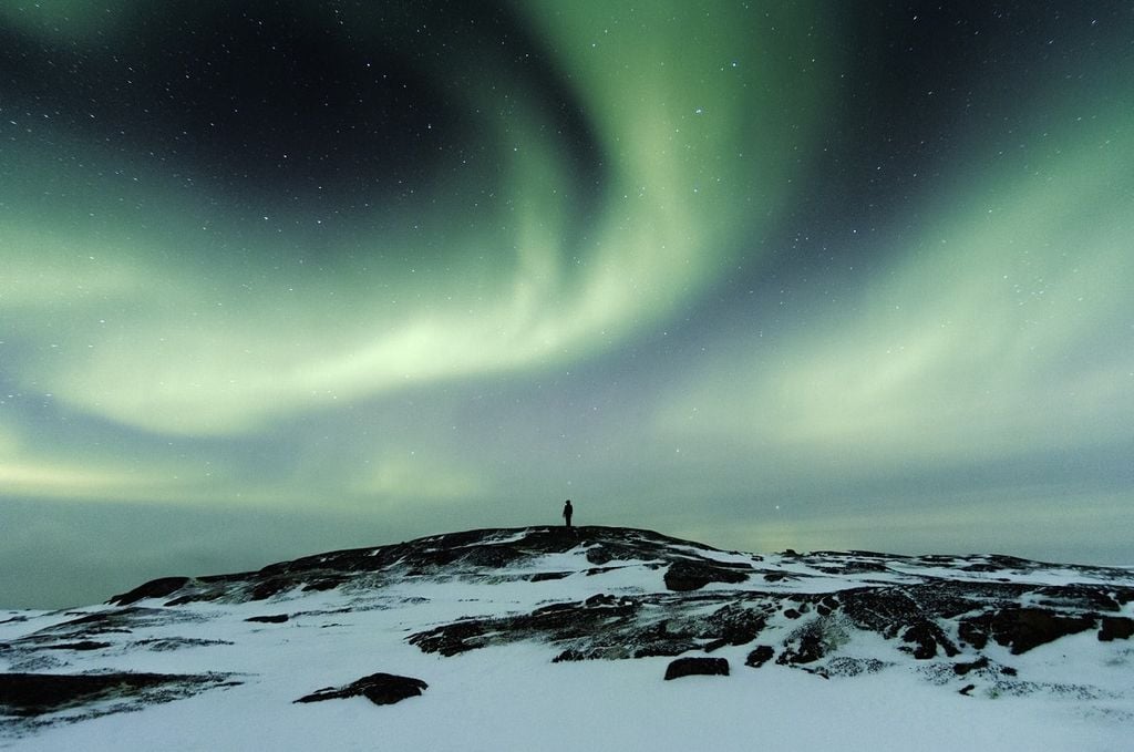 Aurora polar boreal luces del Norte