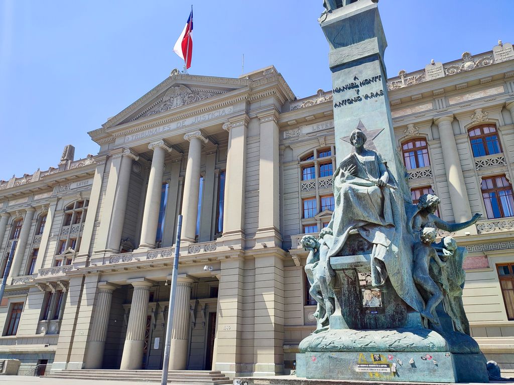 Palacio de Tribunales, Santiago de Chile.
