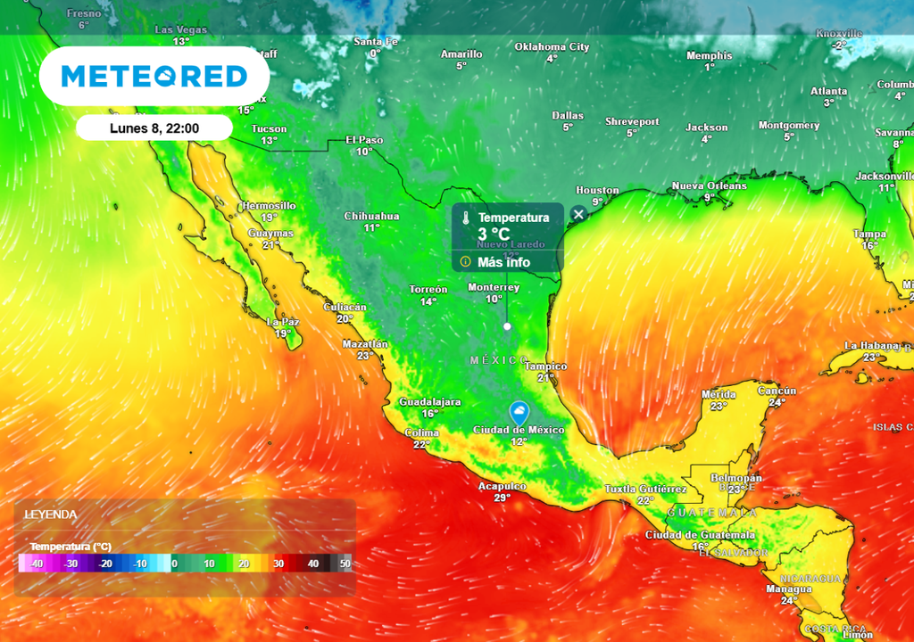 Temperatura mínima nocturna Temperatura mínima nocturna