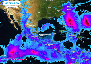 Lunes con lluvias y aguaceros: se esperan hasta 100 mm de agua en 7 estados de México