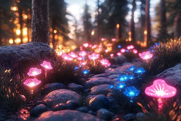 Living Lights: Bioluminescent Plants; When Science Makes the Garden Glow