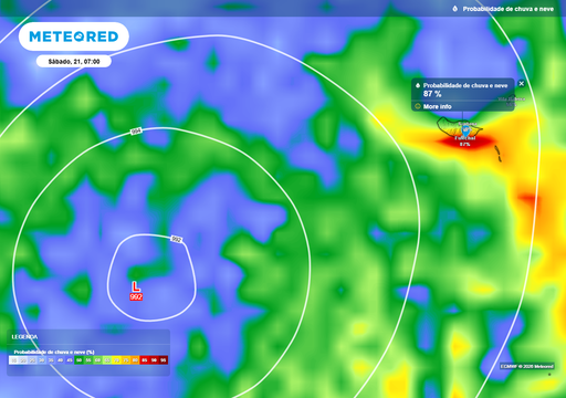 Madeira acumular&aacute; perto de 100 mm de chuva at&eacute; ter&ccedil;a, 24 de mar&ccedil;o: estas ser&atilde;o as zonas mais afetadas do arquip&eacute;lago