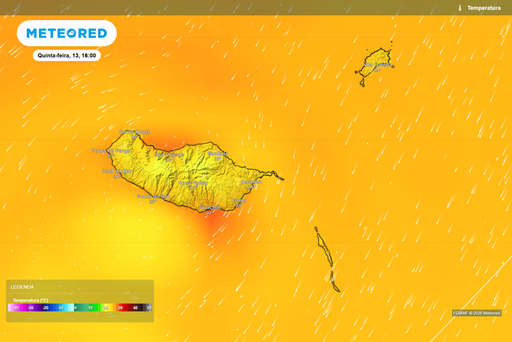 Madeira enfrenta aviso amarelo de tempo quente pelo menos at&eacute; quinta-feira: 27 &ordm;C &agrave; vista nestas zonas do arquip&eacute;lago