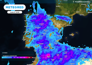 Madrid est&aacute; entre las capitales que podr&aacute;n sumar lluvias de 25 l/m2 hasta el domingo