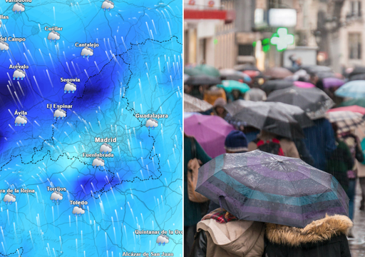 Madrid mira al cielo: así se intensificarán las lluvias a partir de las 19h