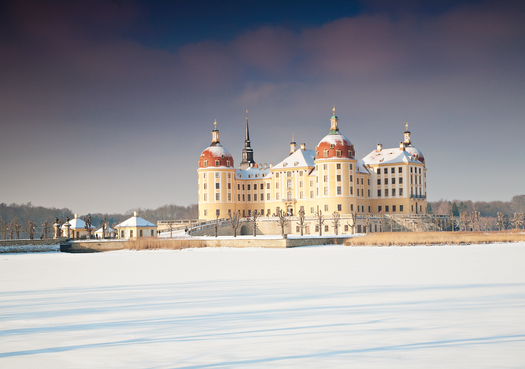 Schloss Moritzburg, Wintermärchen, Deutschland
