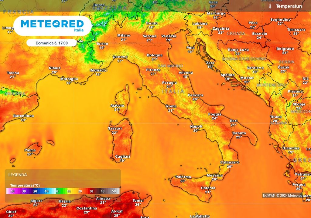 temperature Italia temperature Italia