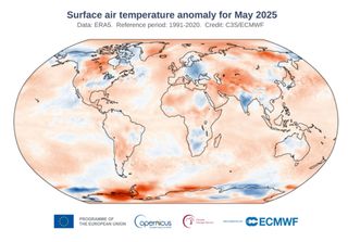 Maio de 2025 foi o segundo mais quente da história, segundo o Observatório Copernicus