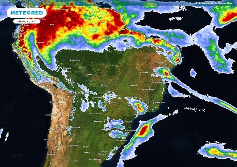 Maio termina com previs&atilde;o de chuva em 21 estados