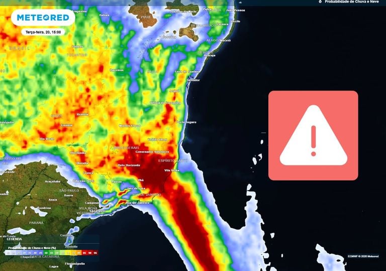 Mais de 100 mm j&aacute; no come&ccedil;o da semana: frente fria provoca intensa mudan&ccedil;a do Sudeste do Brasil; veja a previs&atilde;o