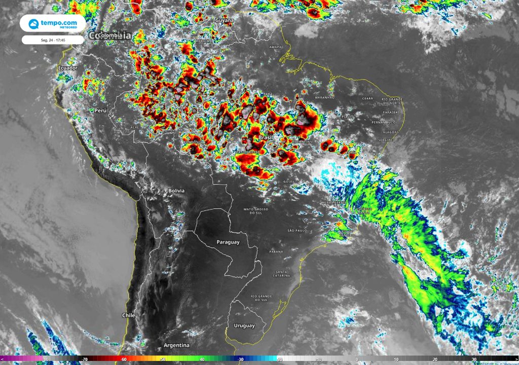 frente fria na Bahia
