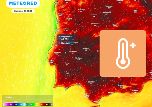 Mais de 40 &ordm;C: a partir de domingo 21 uma crista subtropical poder&aacute; fazer disparar as temperaturas em Portugal