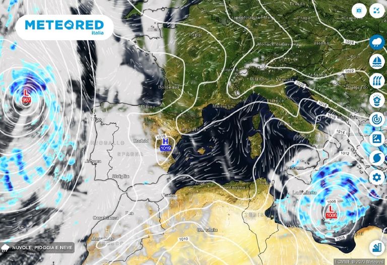 Maltempo: grossi problemi in vista per la Grecia, mentre l'Italia guarda  con attenzione al possibile 'medicane