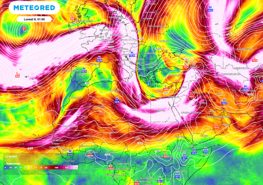 Corrente a getto. Corrente a getto.