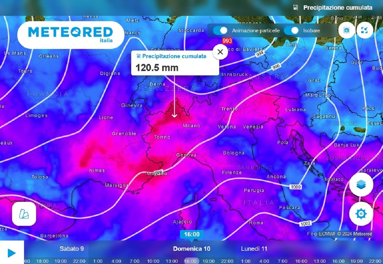 Maltempo Nel Weekend, In Arrivo Di Nuovo Forti Piogge Con Temporali E ...