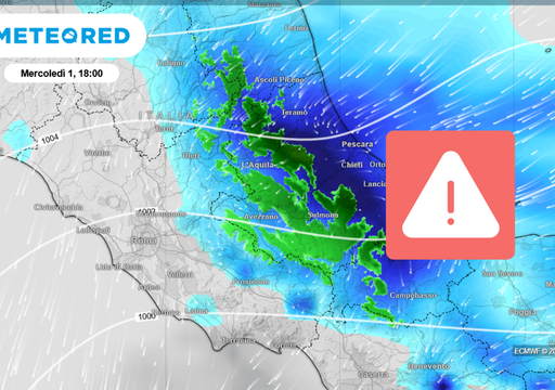 Maltempo in intensificazione, torna la neve a bassa quota: scatta l&rsquo;allerta rossa in Abruzzo