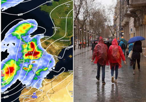 Mañana, 28 de octubre, lloverá con fuerza en estas 4 comunidades, en otras las temperaturas subirán hasta 8 ºC