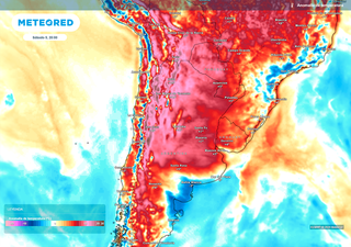 Mañana cambio de pronóstico: abrupto ascenso de temperaturas en Buenos Aires y zona central de Argentina