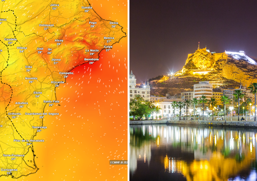 Ma&ntilde;ana comenzar&aacute; en Alicante una larga serie de noches t&oacute;rridas: m&aacute;s de 25 &ordm;C en plena madrugada