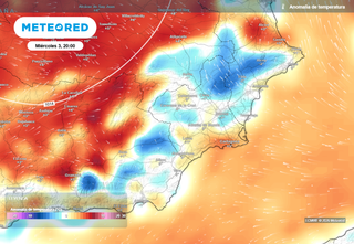 Ma&ntilde;ana el calor sofocante se ir&aacute; de golpe: hasta 10 &ordm;C menos en tres comunidades del sureste peninsular