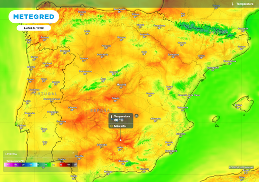 Ma&ntilde;ana estas capitales de provincia rondar&aacute;n los 30 &ordm;C entre las 13 y 17 horas