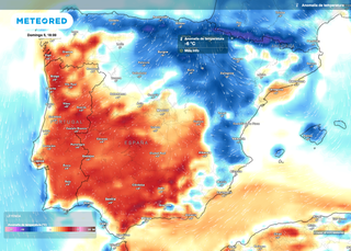 Mañana habrá un bajón de temperaturas de hasta 10 ºC en estas comunidades de la España peninsular 