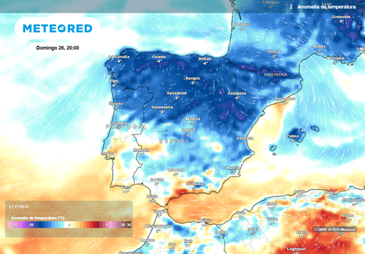 Mañana habrá un cambio radical en las temperaturas de 5 comunidades: hasta 10 ºC menos
