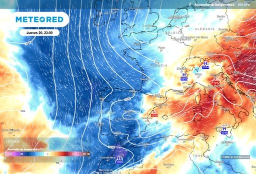 Ma&ntilde;ana habr&aacute; un desplome de 10 &ordm;C en seis comunidades de la Espa&ntilde;a peninsular