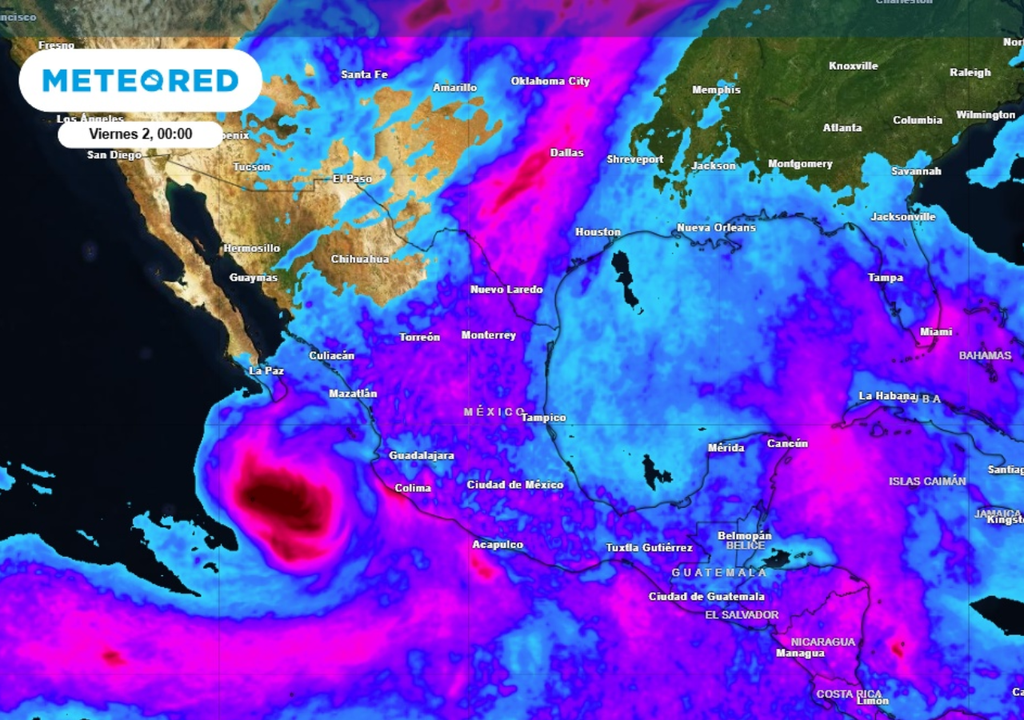 LLuvias Pronóstico de lluvias para este jueves en México.