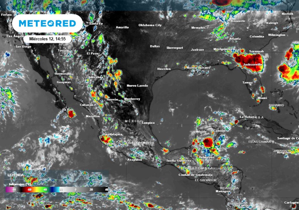 Torments Con la llegada de la onda tropical 26 se multiplicarán las tormentas en México.