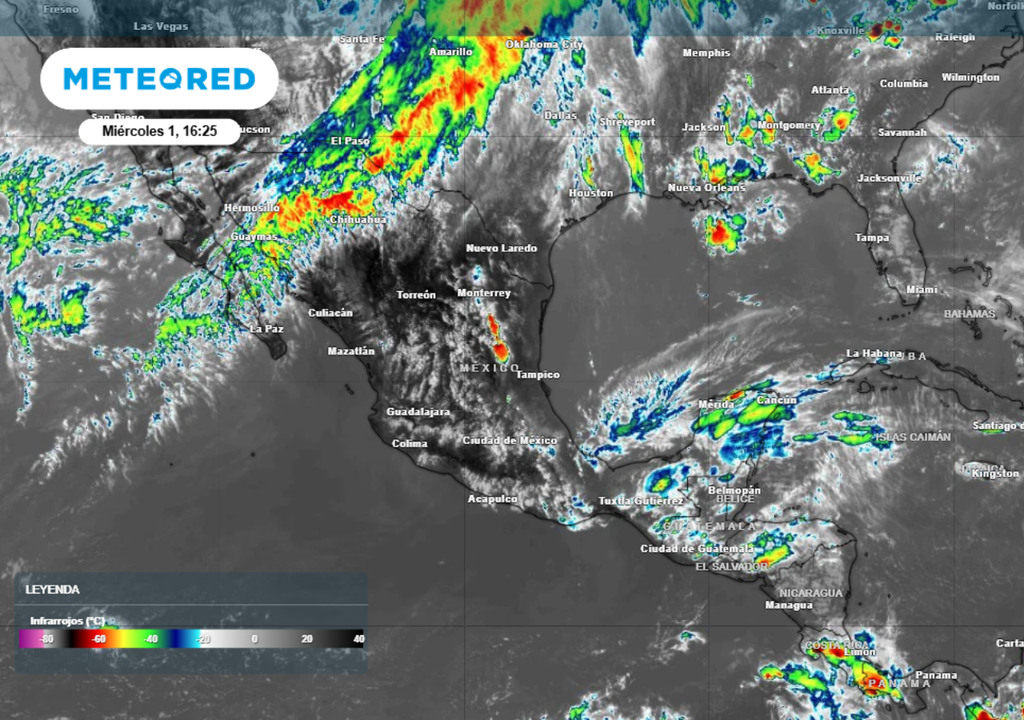 Fin de Semana Santa con tormentas y granizadas en México.