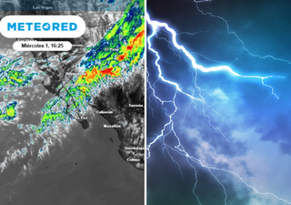 Pron&oacute;stico para este Jueves 2 de abril: tormentas el&eacute;ctricas fuertes de hasta 50 mm en 4 estados de M&eacute;xico