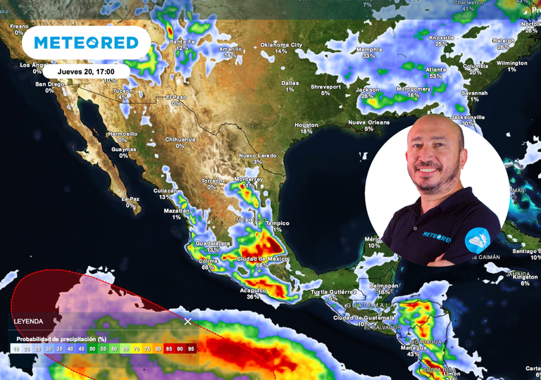 Alerta por lluvias intensas en M&eacute;xico este jueves 20 de agosto: se esperan acumulados de hasta 100 mm en estos estados