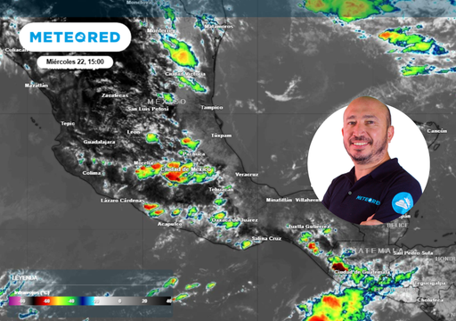 Ma&ntilde;ana, jueves 23 de abril, M&eacute;xico con m&aacute;s tormentas y granizo: en al menos 5 estados m&aacute;s de 25 mm