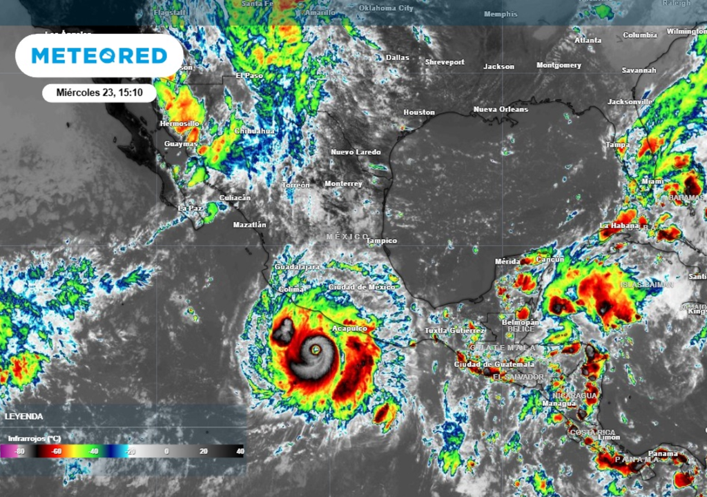 Rain El huracán "Polo" se moverá cerca de las costas occidentales de México.
