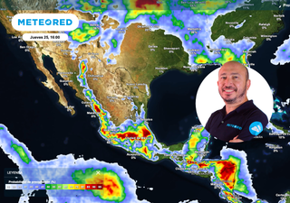 Mañana, jueves 25 de junio, México con tormentas fuertes: en al menos 16 estados más de 25 mm