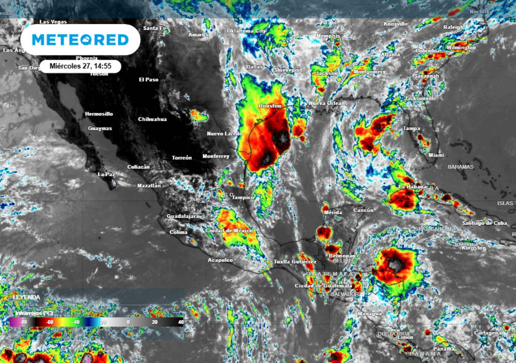 Tormentas Se espera la presencia de más tormentas en México, en el transcurso de este jueves.