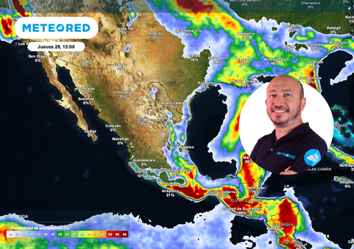 Ma&ntilde;ana, jueves 28 de mayo, M&eacute;xico con m&aacute;s lluvias, granizadas y posibles inundaciones