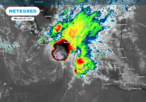 Ma&ntilde;ana, jueves 29 de octubre, M&eacute;xico con lluvias intensas por remanentes del cicl&oacute;n tropical "Vance"
